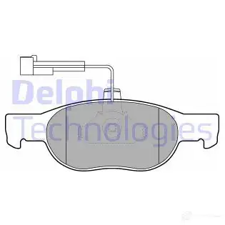 Тормозные колодки дисковые, комплект DELPHI LP1397 21 932 THUOV8C 949211 изображение 0