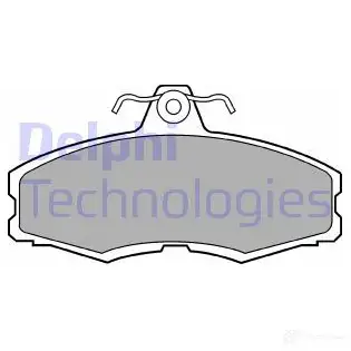 Тормозные колодки дисковые, комплект DELPHI FV0L8L7 20 861 LP250 950090