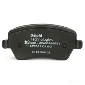 Тормозные колодки дисковые, комплект DELPHI 0SBF 0Y4 LP3551 1437320812 изображение 0