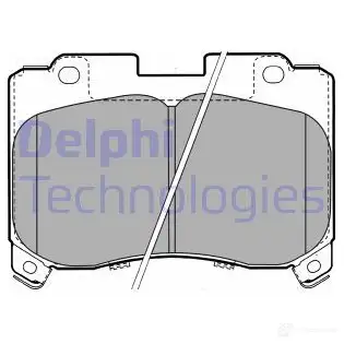 Тормозные колодки дисковые, комплект DELPHI DT0EU 949071 LP1061 219 57
