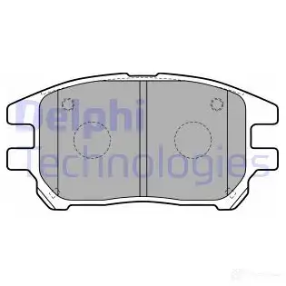 Тормозные колодки дисковые, комплект DELPHI YWJ0Q LP1768 949527 239 29
