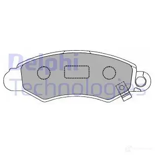 Тормозные колодки дисковые, комплект DELPHI 949205 NV7A4GC 232 96 LP1318 изображение 0