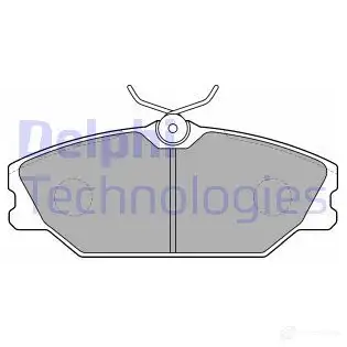 Тормозные колодки дисковые, комплект DELPHI LP1524 949314 23 172 2BTZW