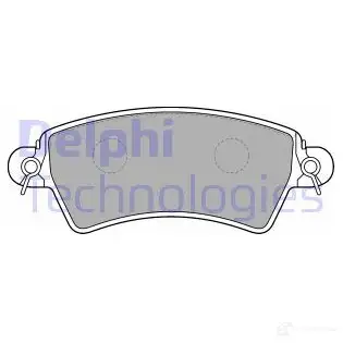 Тормозные колодки дисковые, комплект DELPHI 20P9G 2 3396 LP1517 949307