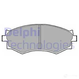 Тормозные колодки дисковые, комплект DELPHI PK 561B LP1228 5012759067420 949177 изображение 0
