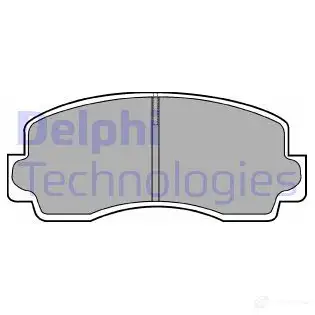 Тормозные колодки дисковые, комплект DELPHI 2069 9 950359 5BKN3C2 LP529