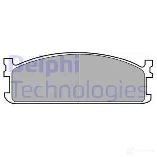 Тормозные колодки дисковые, комплект DELPHI 950325 9ETX2S 21 115 LP476 изображение 0