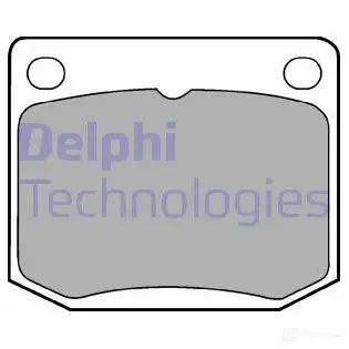 Тормозные колодки дисковые, комплект DELPHI 949201 204 02 LP131 LXSF5