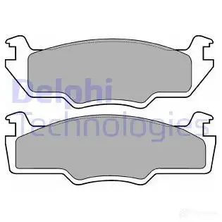Тормозные колодки дисковые, комплект DELPHI ZOI62 950003 LP225 2059 6