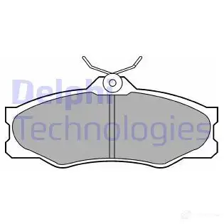 Тормозные колодки дисковые, комплект DELPHI PV0SNHN LP548 2097 9 950373 изображение 0