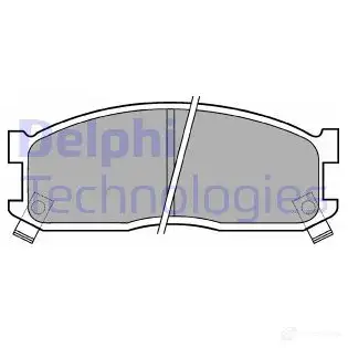 Тормозные колодки дисковые, комплект DELPHI LP530 2 0002 Y03IB 950360 изображение 0