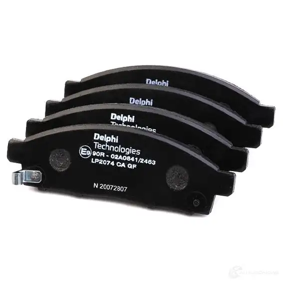 Тормозные колодки дисковые, комплект DELPHI 949817 Z GW4IFY LP2074 5012759418451 изображение 2