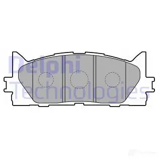 Тормозные колодки дисковые, комплект DELPHI LP2169 UYH W8 949917 5012759438473