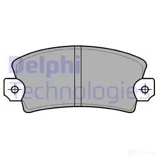 Тормозные колодки дисковые, комплект DELPHI 950385 LP56 2 0494 20A2T изображение 0
