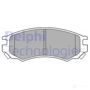 Тормозные колодки дисковые, комплект DELPHI LP1506 21 386 9QQ7E2U 949296