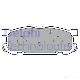 Тормозные колодки дисковые, комплект DELPHI 949521 LP1762 238 76 VKT73P1 изображение 0