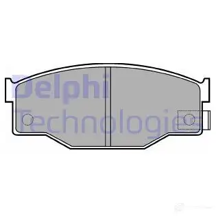 Тормозные колодки дисковые, комплект DELPHI 950408 LP582 BKP6Q 2111 2 изображение 0