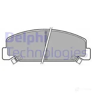 Тормозные колодки дисковые, комплект DELPHI 213 30 VUTCJND LP403 950264