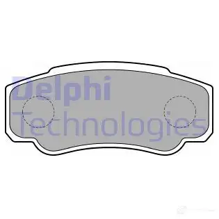 Тормозные колодки дисковые, комплект DELPHI CR5C921 2392 1 949550 LP1790 изображение 0