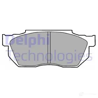 Тормозные колодки дисковые, комплект DELPHI 2 0959 LM3F4 950517 LP720 изображение 0