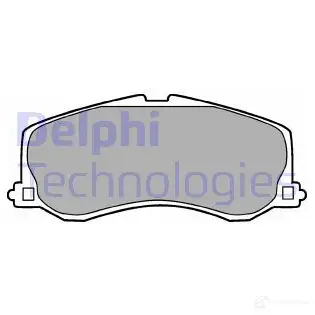 Тормозные колодки дисковые, комплект DELPHI 950689 LP945 21 730 I9QIIJ изображение 0