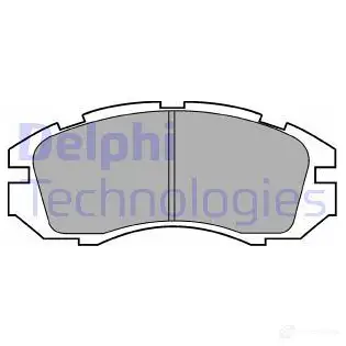Тормозные колодки дисковые, комплект DELPHI 21 495 LP813 1TIW16 950579