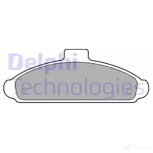 Тормозные колодки дисковые, комплект DELPHI LP738 2 1529 950529 FTRMHJG изображение 0