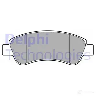 Тормозные колодки дисковые, комплект DELPHI LP3660 1437320355 62ZA8 C изображение 0