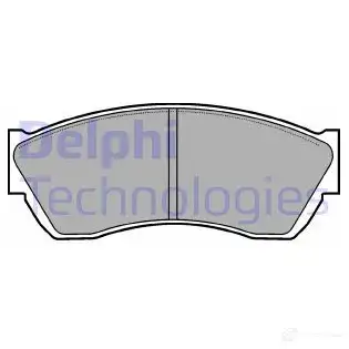 Тормозные колодки дисковые, комплект DELPHI 2 1333 VC36G3U LP676 950492 изображение 0