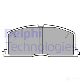 Тормозные колодки дисковые, комплект DELPHI LP460 XWTAC 950312 208 70 изображение 0