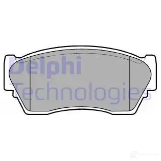 Тормозные колодки дисковые, комплект DELPHI LP804 216 57 950570 62XR72 изображение 0