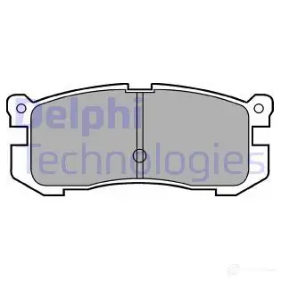 Тормозные колодки дисковые, комплект DELPHI 21 558 950448 LP624 521R7R