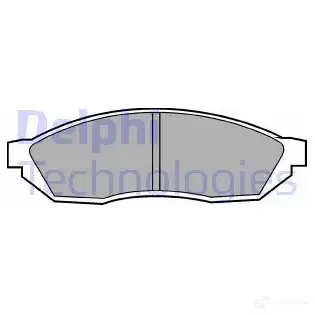 Тормозные колодки дисковые, комплект DELPHI 949823 2073 1 PVLI8K LP208 изображение 0