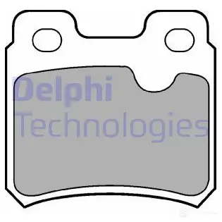 Тормозные колодки дисковые, комплект DELPHI LP586 2114 0 IUNJ3QH 950412 изображение 0