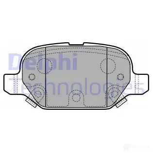 Тормозные колодки дисковые, комплект DELPHI 950148 LP2761 5012759532515 X88W N