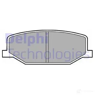 Тормозные колодки дисковые, комплект DELPHI LP527 2114 2 OHG03H 950357 изображение 0