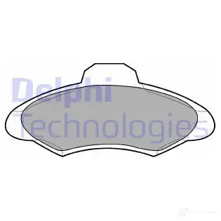 Тормозные колодки дисковые, комплект DELPHI 950489 21 171 LP673 99J2KD
