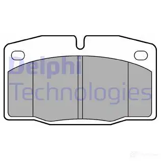 Тормозные колодки дисковые, комплект DELPHI 2 0939 DYDB8 950407 LP581
