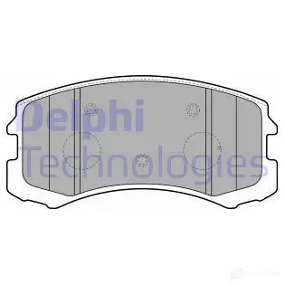 Тормозные колодки дисковые, комплект DELPHI 24 291 TCLKXV 949641 LP1901 изображение 0