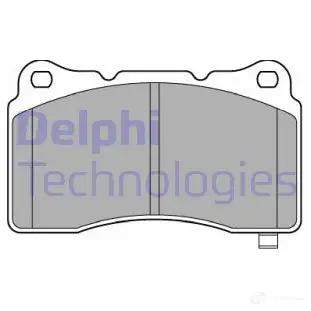 Тормозные колодки дисковые, комплект DELPHI 8 WX3I LP3575 1437322025