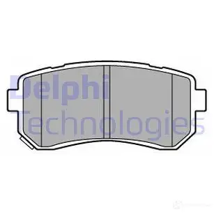 Тормозные колодки дисковые, комплект DELPHI 778 544 1437322022 LP3576