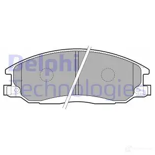 Тормозные колодки дисковые, комплект DELPHI 949500 LP1743 2356 9 95GCM изображение 0