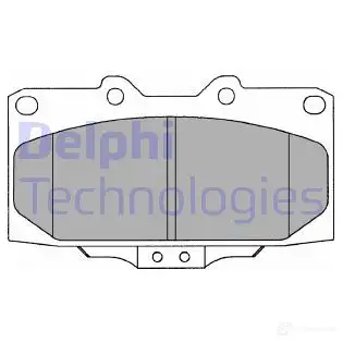 Тормозные колодки дисковые, комплект DELPHI HSRST 21 854 LP1020 949050