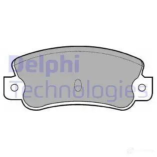 Тормозные колодки дисковые, комплект DELPHI 950354 2084 1 0FUPW6D LP523 изображение 0