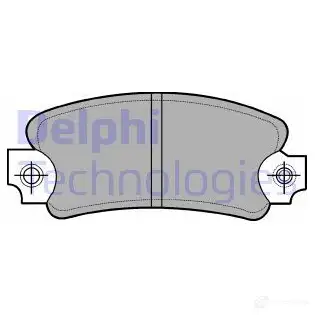 Тормозные колодки дисковые, комплект DELPHI 950726 LP99 201 40 POJLC9I изображение 0