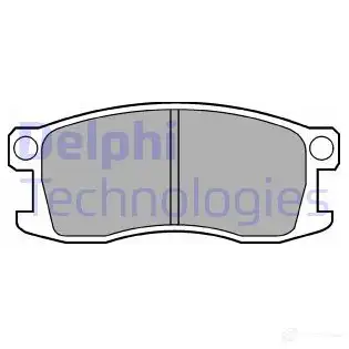Тормозные колодки дисковые, комплект DELPHI 949689 ZO1S5PG 207 35 LP195 изображение 0
