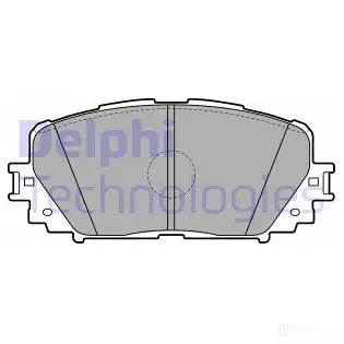 Тормозные колодки дисковые, комплект DELPHI I SOI4U LP2123 949869 5012759432037