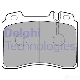 Тормозные колодки дисковые, комплект DELPHI 2 1153 LP929 950673 I4L3V