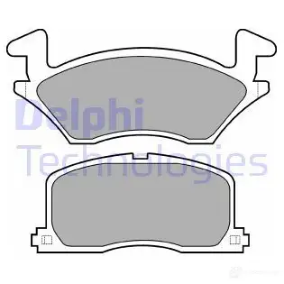 Тормозные колодки дисковые, комплект DELPHI SHKPF 950534 LP742 2 1948 изображение 0