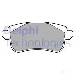 Тормозные колодки дисковые, комплект DELPHI LP3283 E YFE6R 5012759540367 1211452281